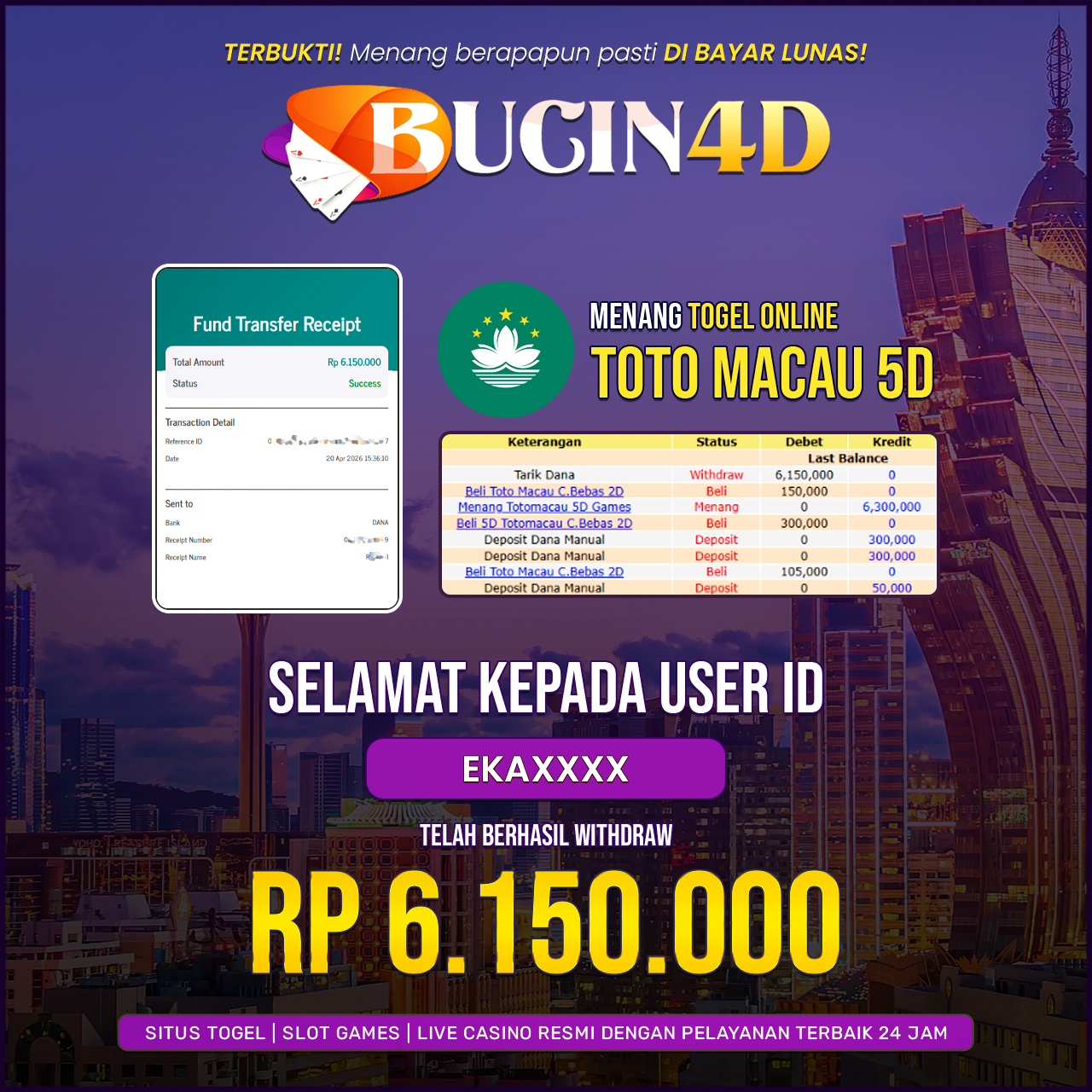 BUKTI JP TOGEL POOLS