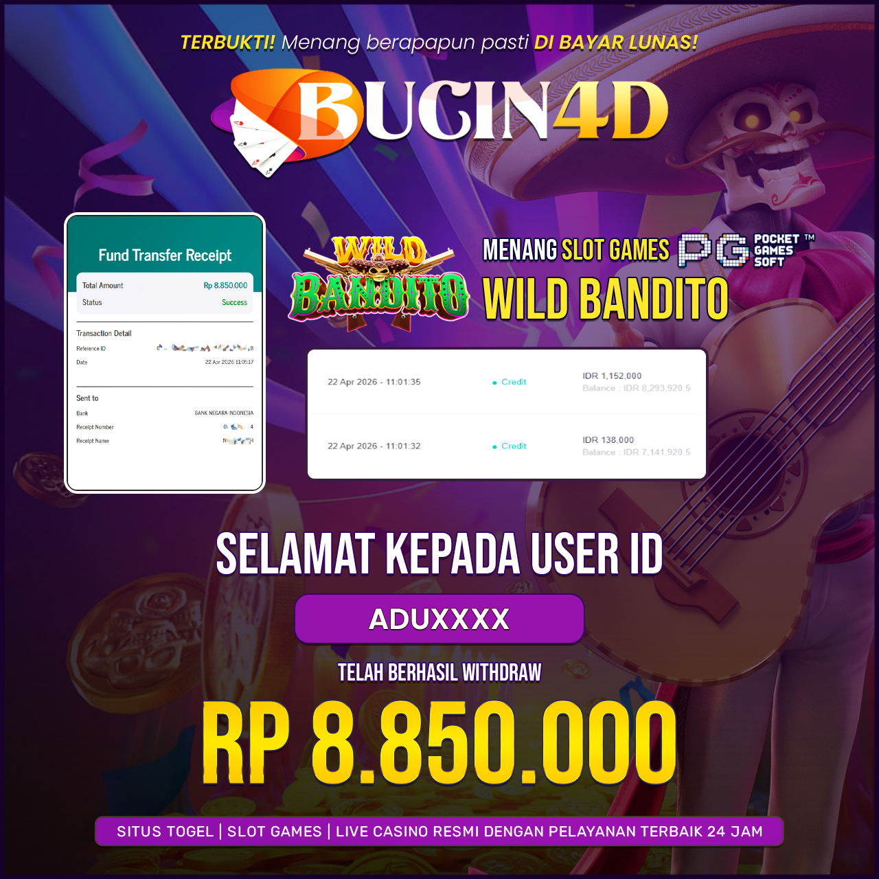 BUKTI JP SLOT PG SOFT