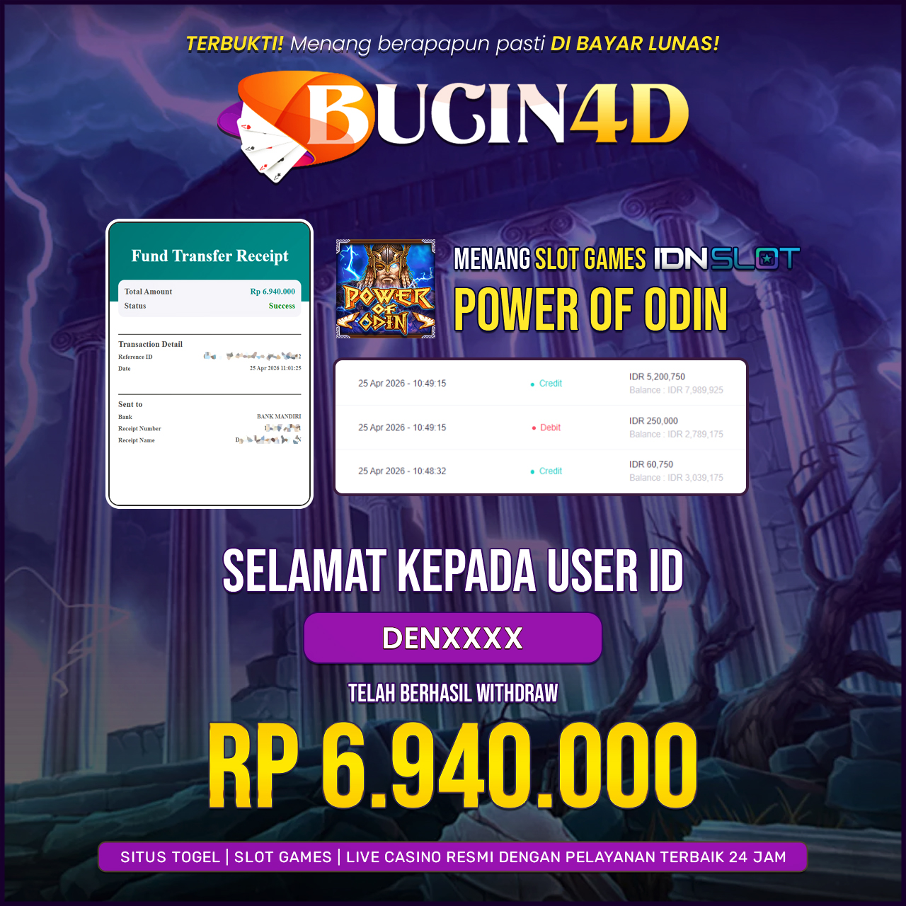 BUKTI JP SLOT IDNSLOT